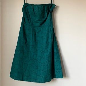 The Limited Strapless Teal Dress Size 0